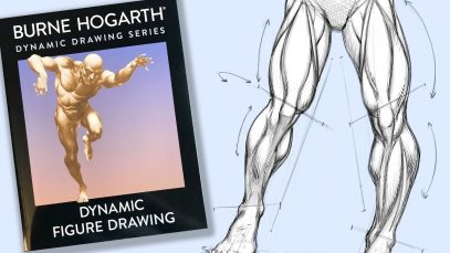 Drawing a Dynamic Leg Pose from Burne Hogarth39s Dynamic Figure
