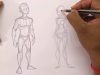 Drawing semi realistic cartoon character Character Design Time Lapse