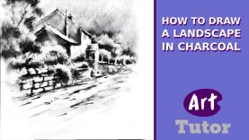 How to Draw a Landscape in Charcoal