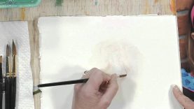 How to Draw a Nose Using Watercolors Part 1