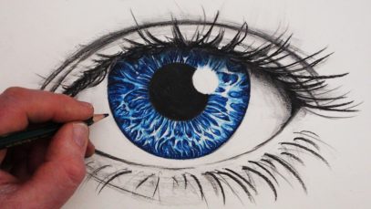 How to Draw a Realistic Eye in Colour