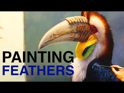 How to Paint PARROT Feathers EASILY 