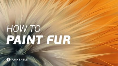 How to Paint Realistic FUR Textures Digital Painting Walkthrough