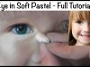 How to paint a Child39s Eye in Soft Pastel