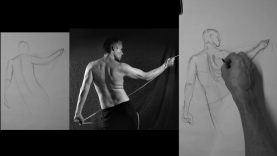 Life drawing techniques How to draw muscles under stress