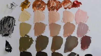Mixing skin colors. The Zorn palette. Painting