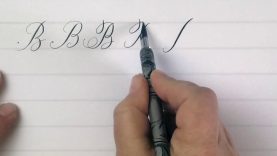 Modern Calligraphy Letter B with Caitlin Dundon