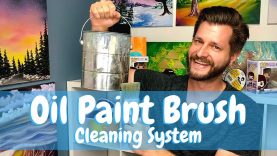 Oil Paint Brush Cleaning System