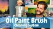 The BEST brushes for Oil Painting, and how to clean them! 