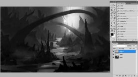 Quick Digital Environment Painting with Lino Drieghe