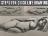 Quick Life Drawing Demo in Charcoal