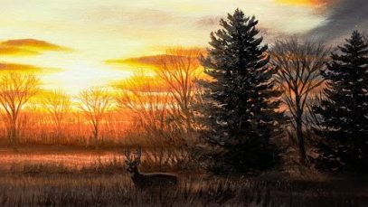 Three Steps for Painting Realistic Trees
