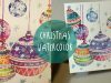 WATERCOLOR for CHRISTMAS How to PAINT Xmas ornaments SPEED