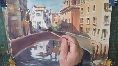 Watercolour Venice Canals Watercolour Full Tutorial