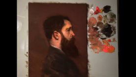 Portrait Painting Tutorial Sargent Master Copy using Zorn Palette