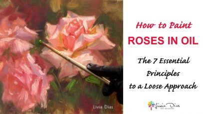 How to Paint Roses in Oil Loose Approach