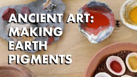 Ancient Art Making earth pigments