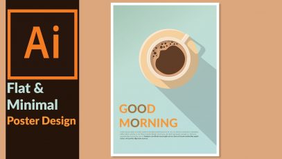 Designing a Minimal amp Flat Design Poster in Adobe illustrator