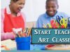 Should you start teaching your own art classes Artist tips