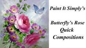 Butterfly39s Rose A Paint It Simply Quick Composition