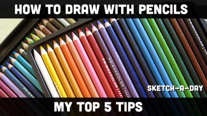 How to draw anything My top 4 primsacolor pencil sketching