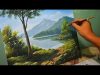 Acrylic Landscape Painting Lesson Morning in Lake by JmLisondra