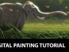 Digital Painting Tutorial Photoshop Elephant