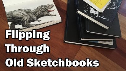 Old Sketchbook Flip Through Sketchbook Tips