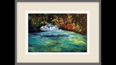 Painting Water Effects in pastel
