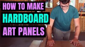 How To Make Hardboard Art Panels for Oil Painting