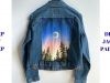 How To Paint a Denim Jacket with Acrylics STEP by