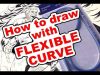 How to ART draw amp ink with Flexible Curve like
