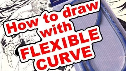 How to ART draw amp ink with Flexible Curve like