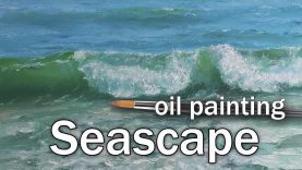 Seascape. Oil painting
