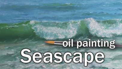 Seascape. Oil painting