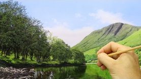 60 How to Paint Realistic Trees Oil Painting Tutorial
