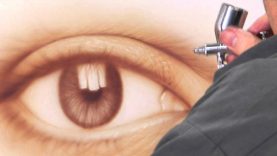 AIRBRUSH SPECIAL FREE HOW TO AIRBRUSH AN EYE STEP BY STEP with