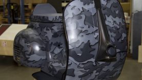 Airbrush Making of 3D Camouflage on Vespa Scooter quotSPEC.OPS .quot