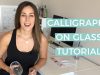 Calligraphy on Glass Tutorial The Happy Ever Crafter