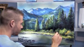 Evergreen Forest amp Large Mountain Paint with Kevin ®