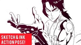 How To Draw Action Poses Foreshortening