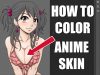 How to Color Anime Skin in Photoshop CS6 Coloring
