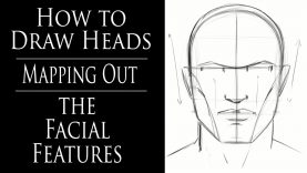 How to Draw Heads Mapping Out the Facial Features