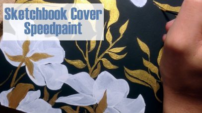 Japanese Style Sketchbook Cover Speedpaint Matthew Sorgie
