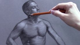 Life Drawing Demo of a Male Nude