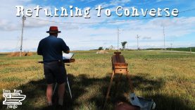Painting Plein Air in Converse Indiana with Iron Ram Forge