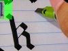 Pilot Parallel Pen review GOTHIC Calligraphy lowercase