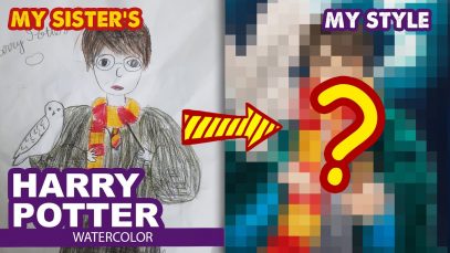 Drawing Harry Potter From My Sister39s Huta Chan