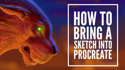How to Bring a Sketch Into Procreate