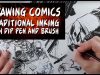 Arale Maelstrom Encrage BD Comics Inking